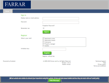 Tablet Screenshot of farrar-secure.dwellant.com