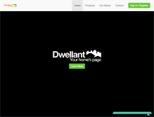 Tablet Screenshot of dwellant.com